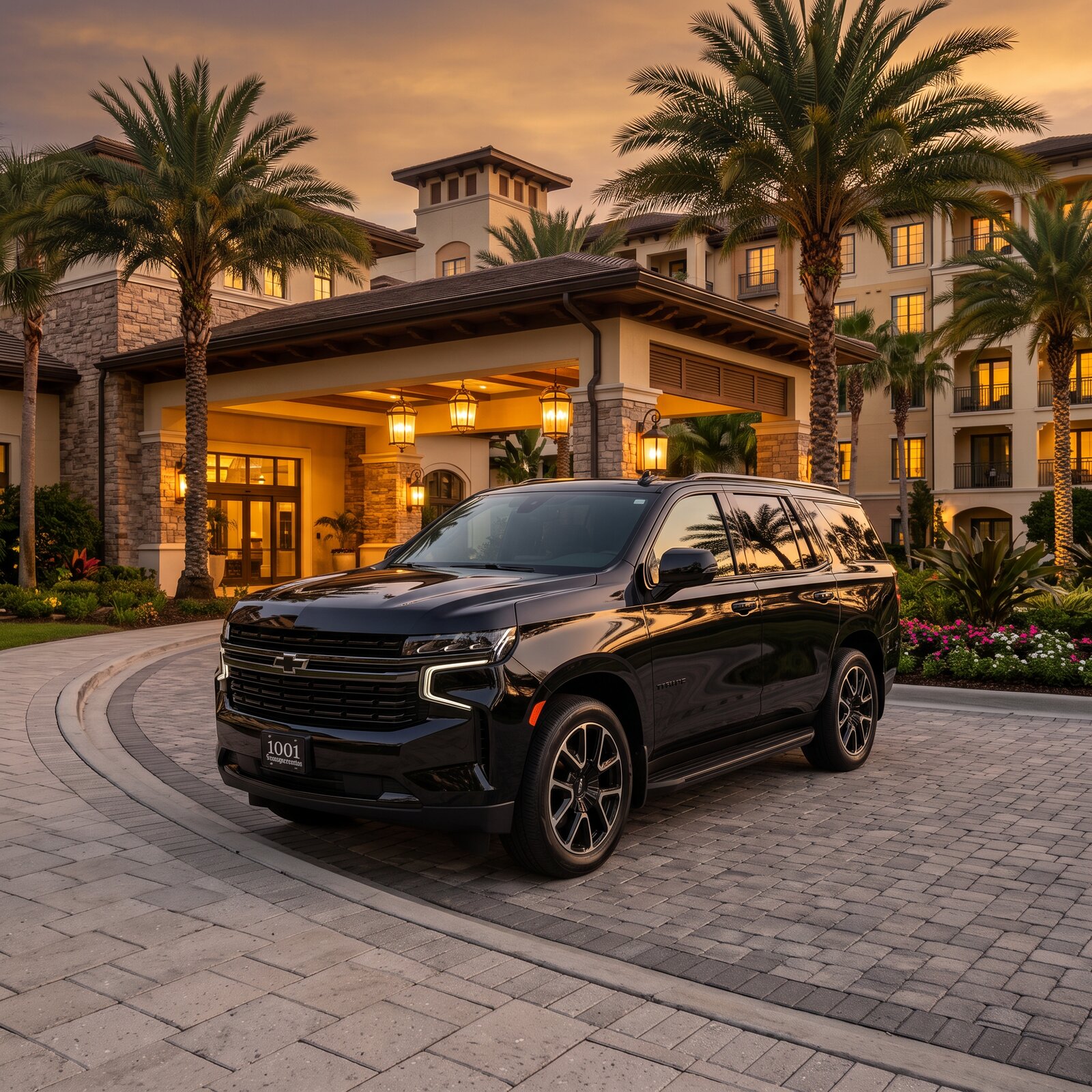 BrightPath black luxury Chevrolet Suburban SUV